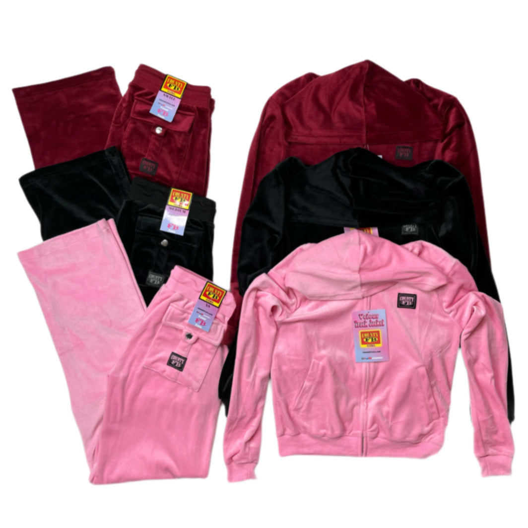 FB County Velour Tracksuit