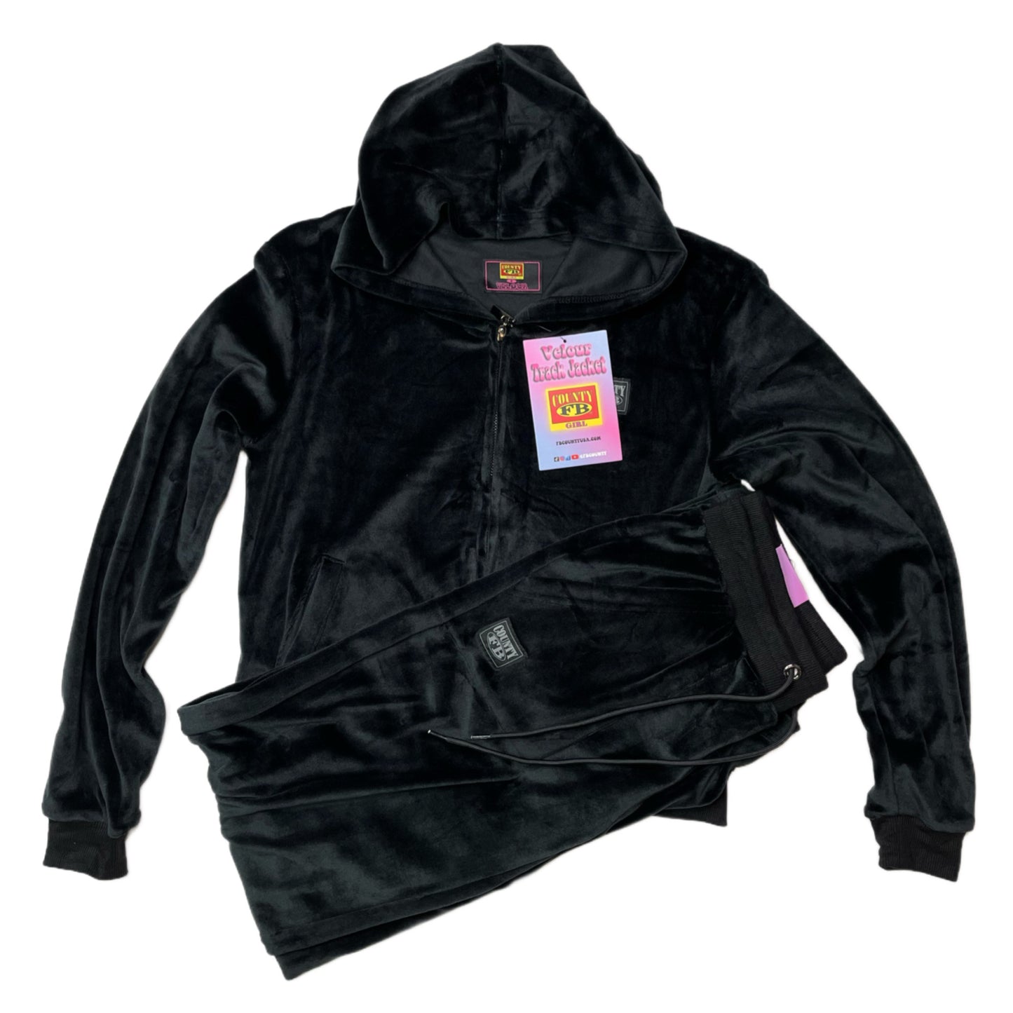 FB County Velour Tracksuit