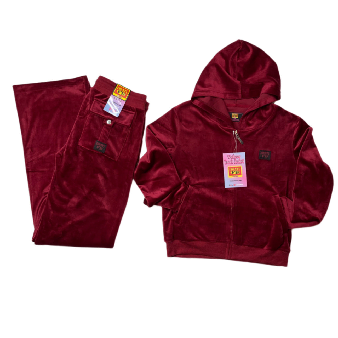 FB County Velour Tracksuit