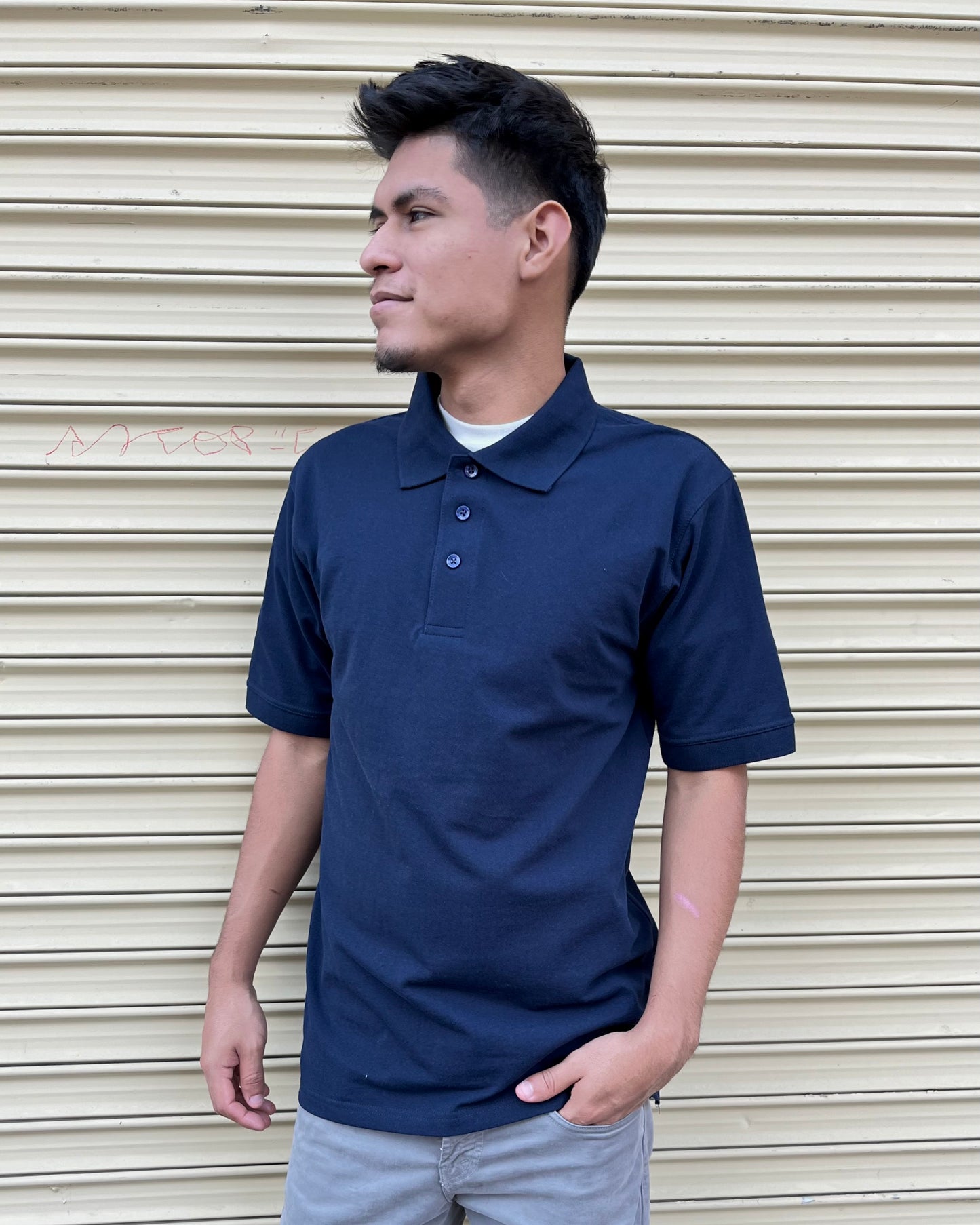 Solid Color Polo Sport Shirt