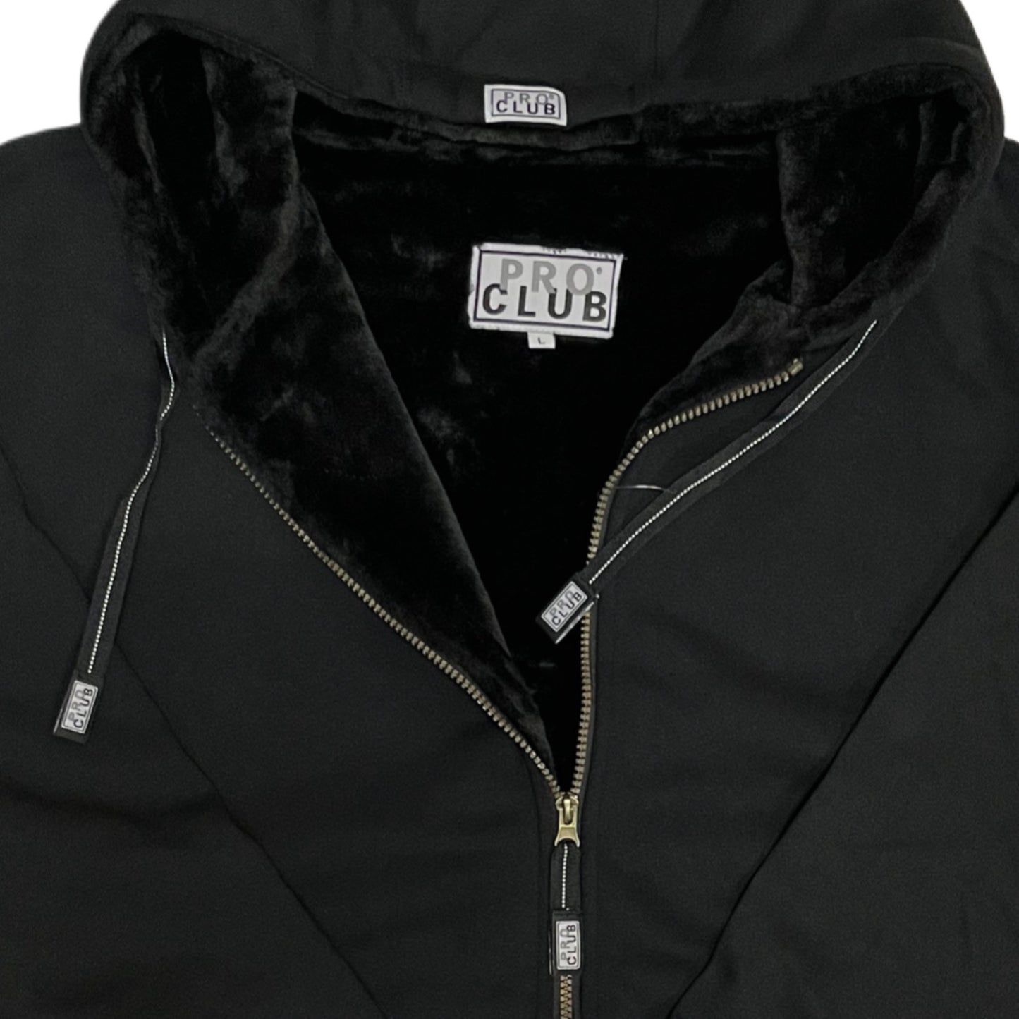 THM096 PROCLUB Heavyweight Pile Full Zip Hoodie