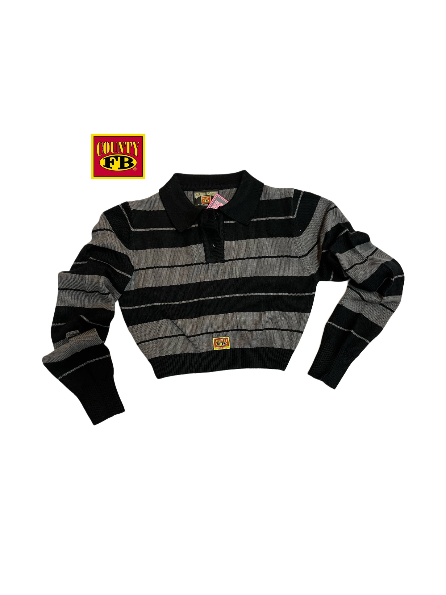 FB County Long Sleeve Charlie Brown Crop Top