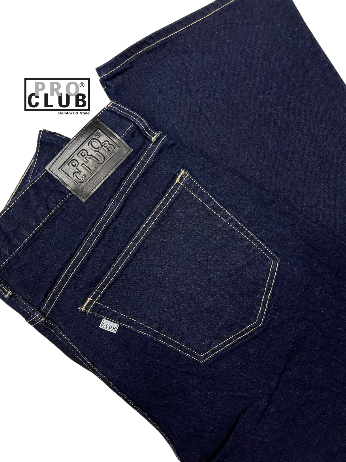PROCLUB men's loose fit denim jeans
