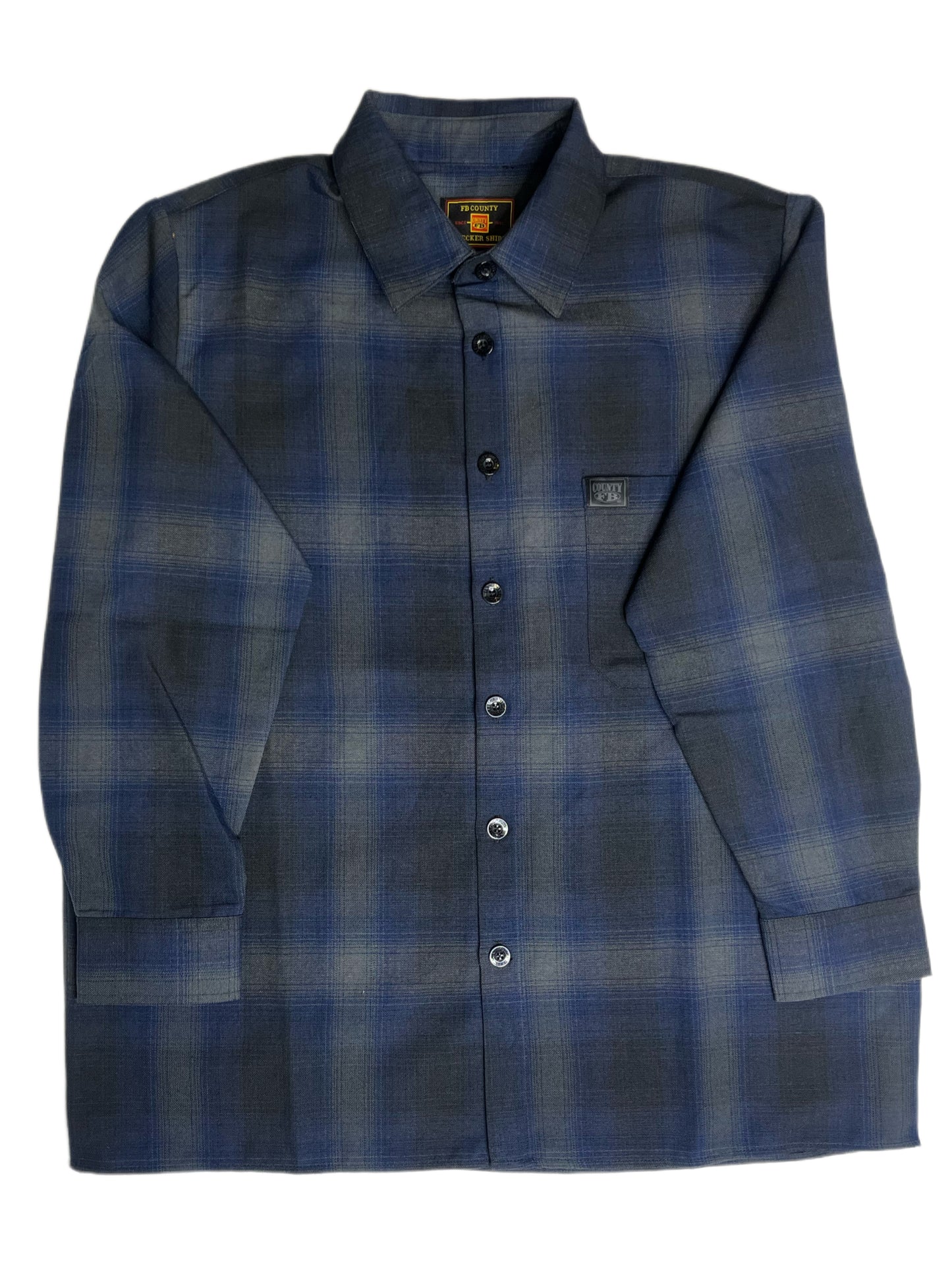 FB County Long Sleeve Checker Flannel Shirt