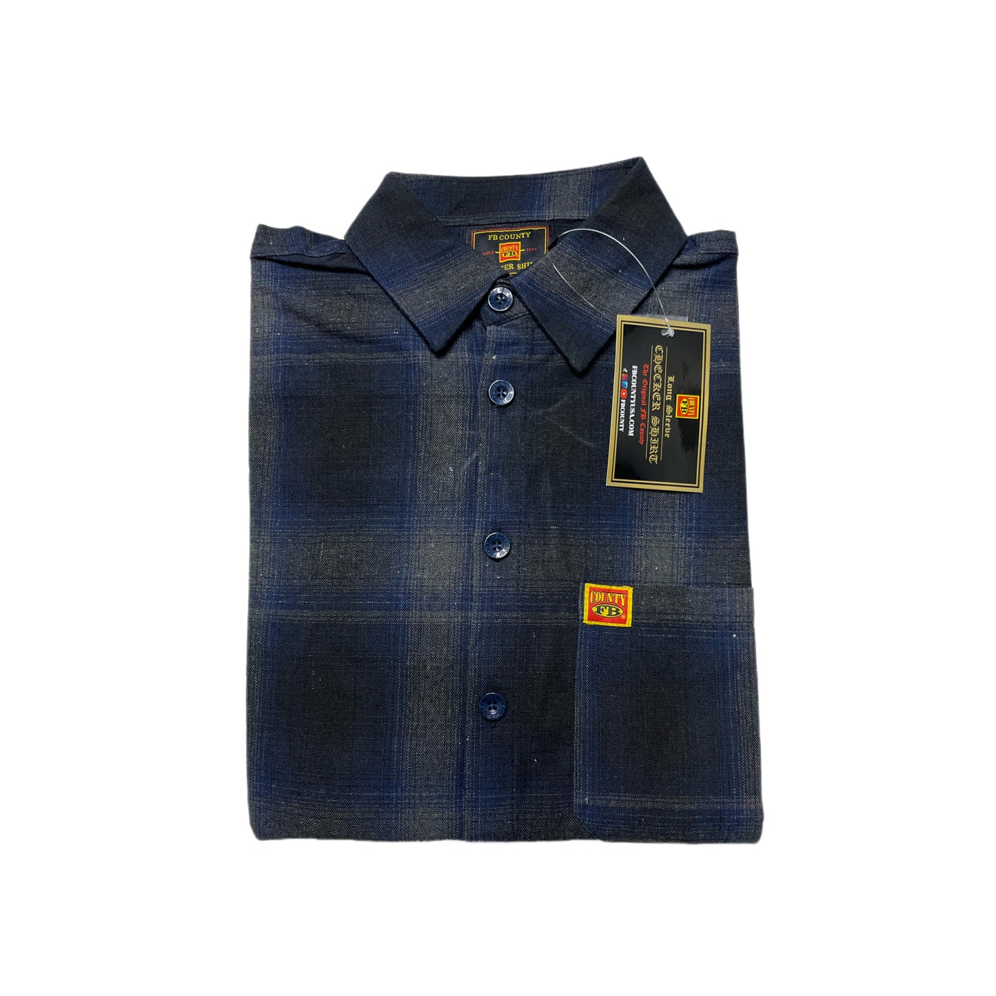 FB County Long Sleeve Checker Flannel Shirt