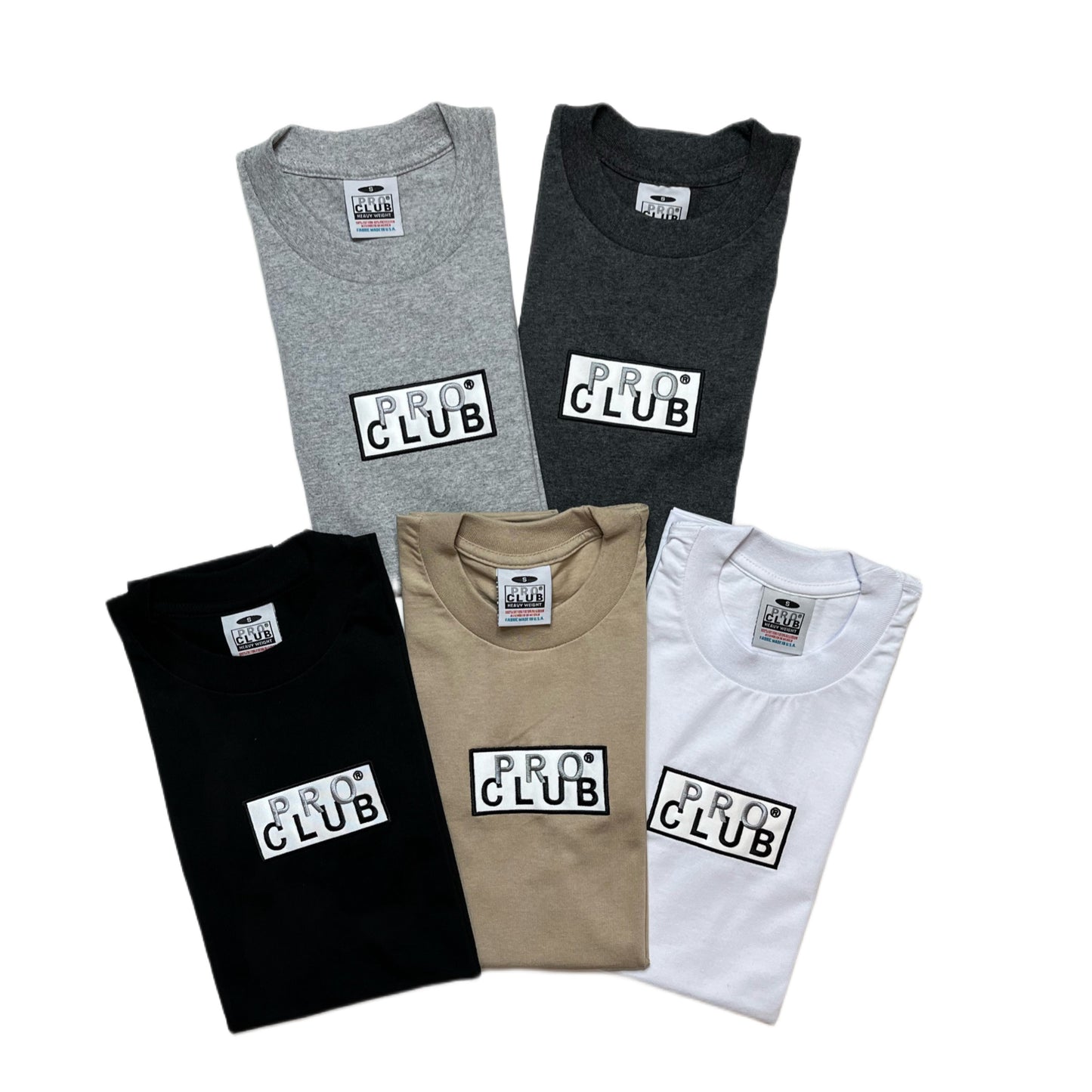 THM330 - PRO CLUB Embroider Logo Tee