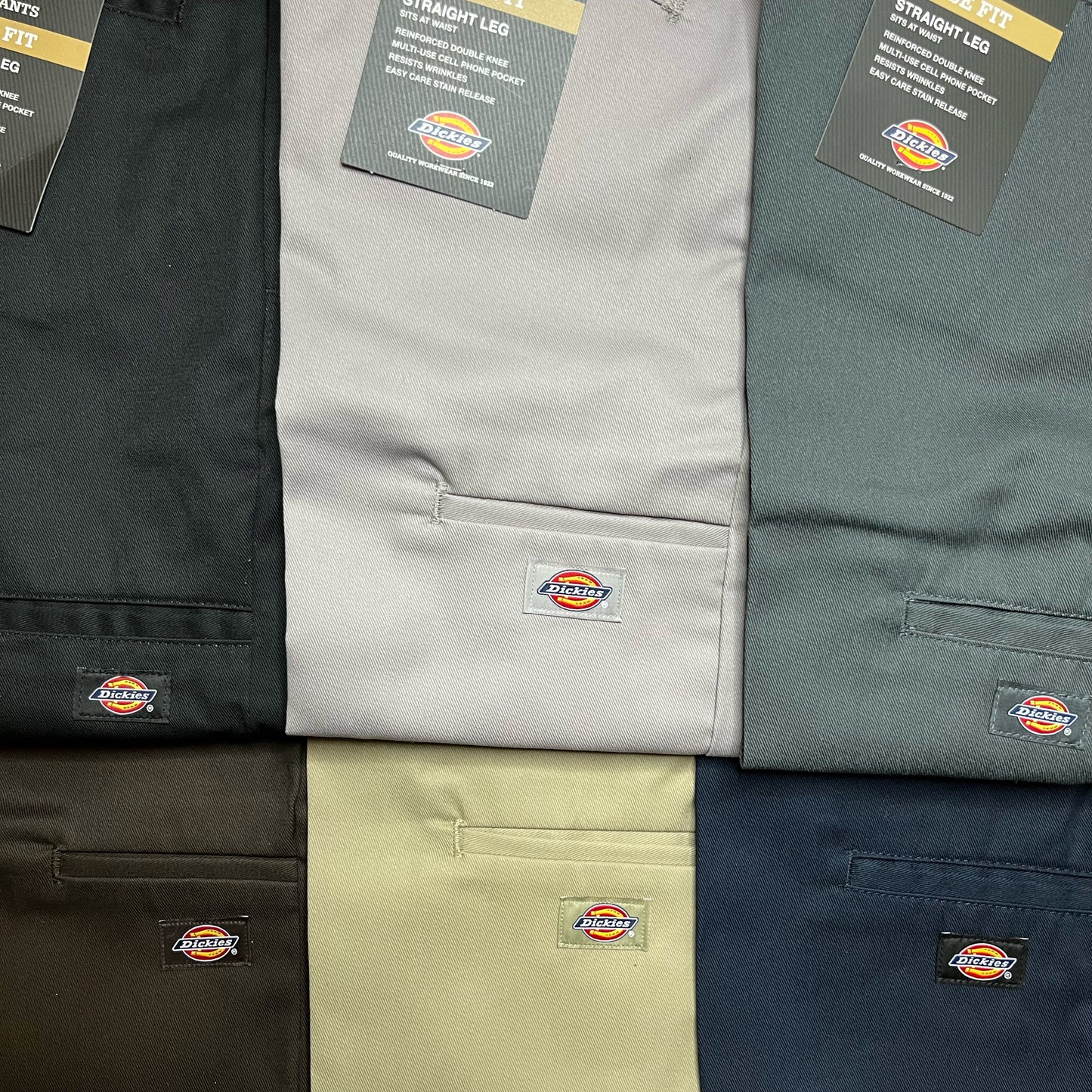 Dickies Men's Loose Fit Double Knee Work Pants