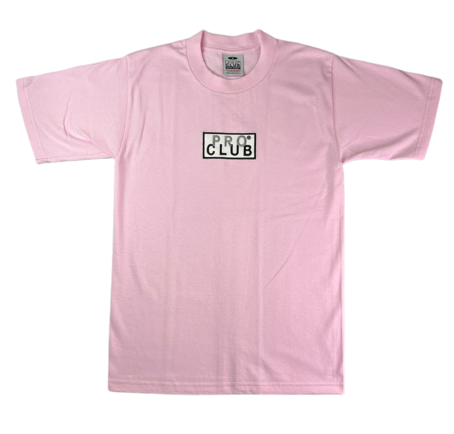 Men's Pro Club Embroidered Logo Heavy Weight T-shirt