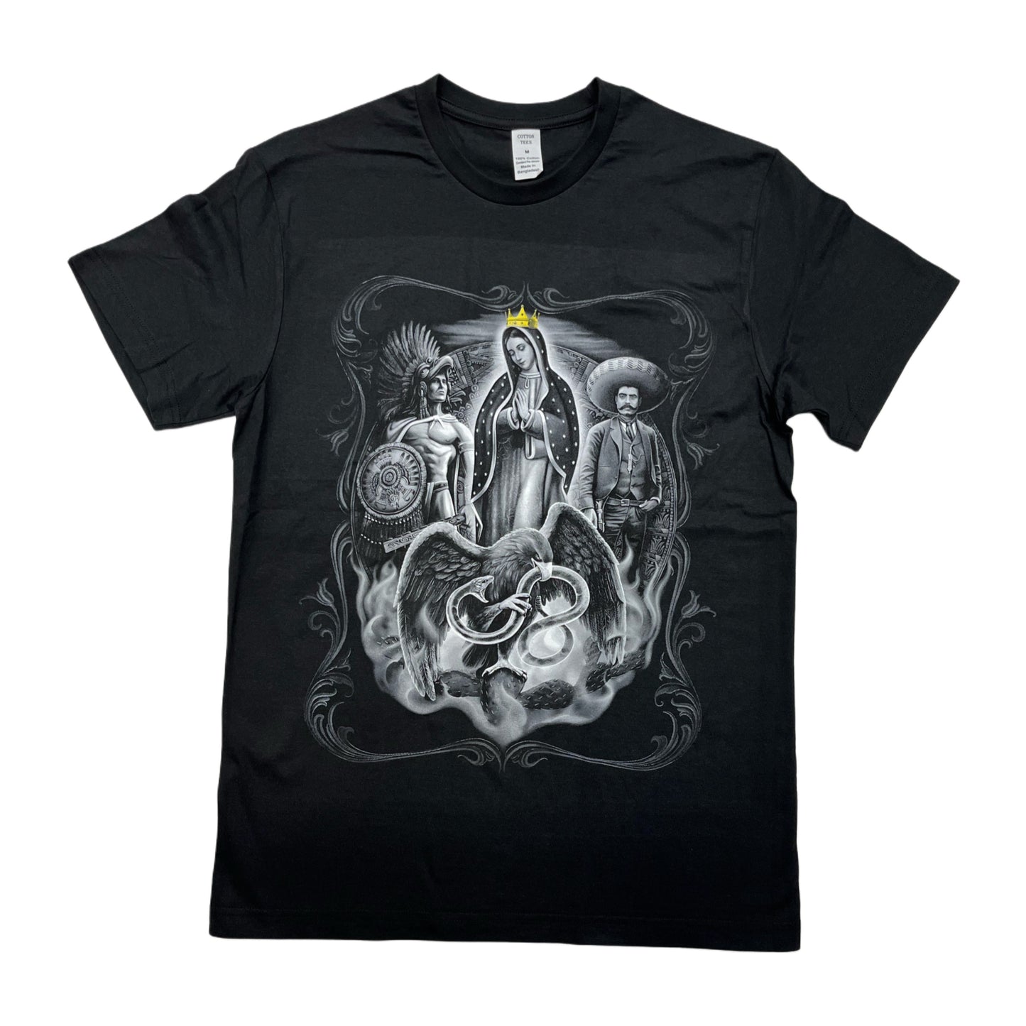 Virgen de Guadalupe graphic tees