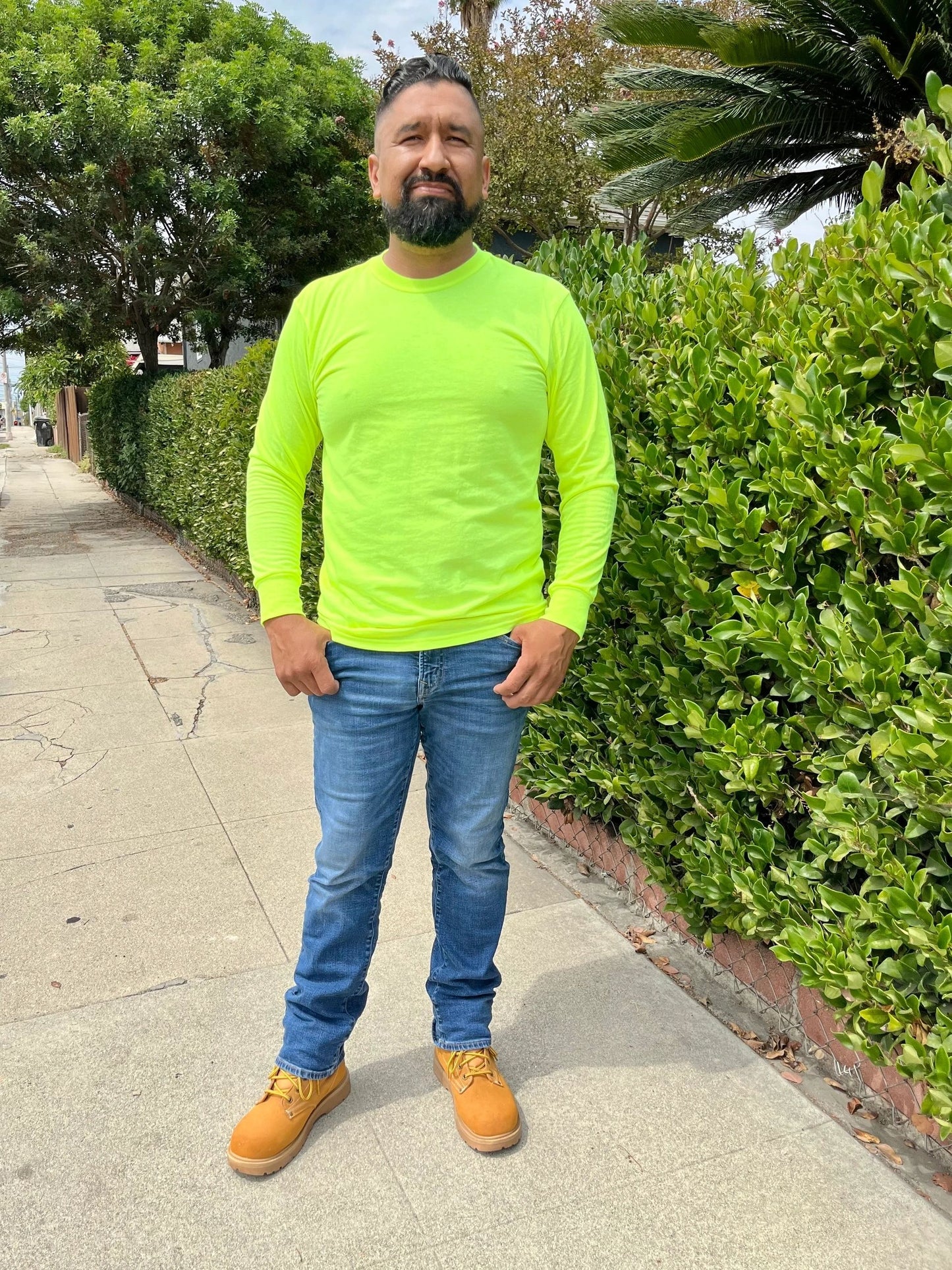Solid Color Long Sleeve T-shirt
