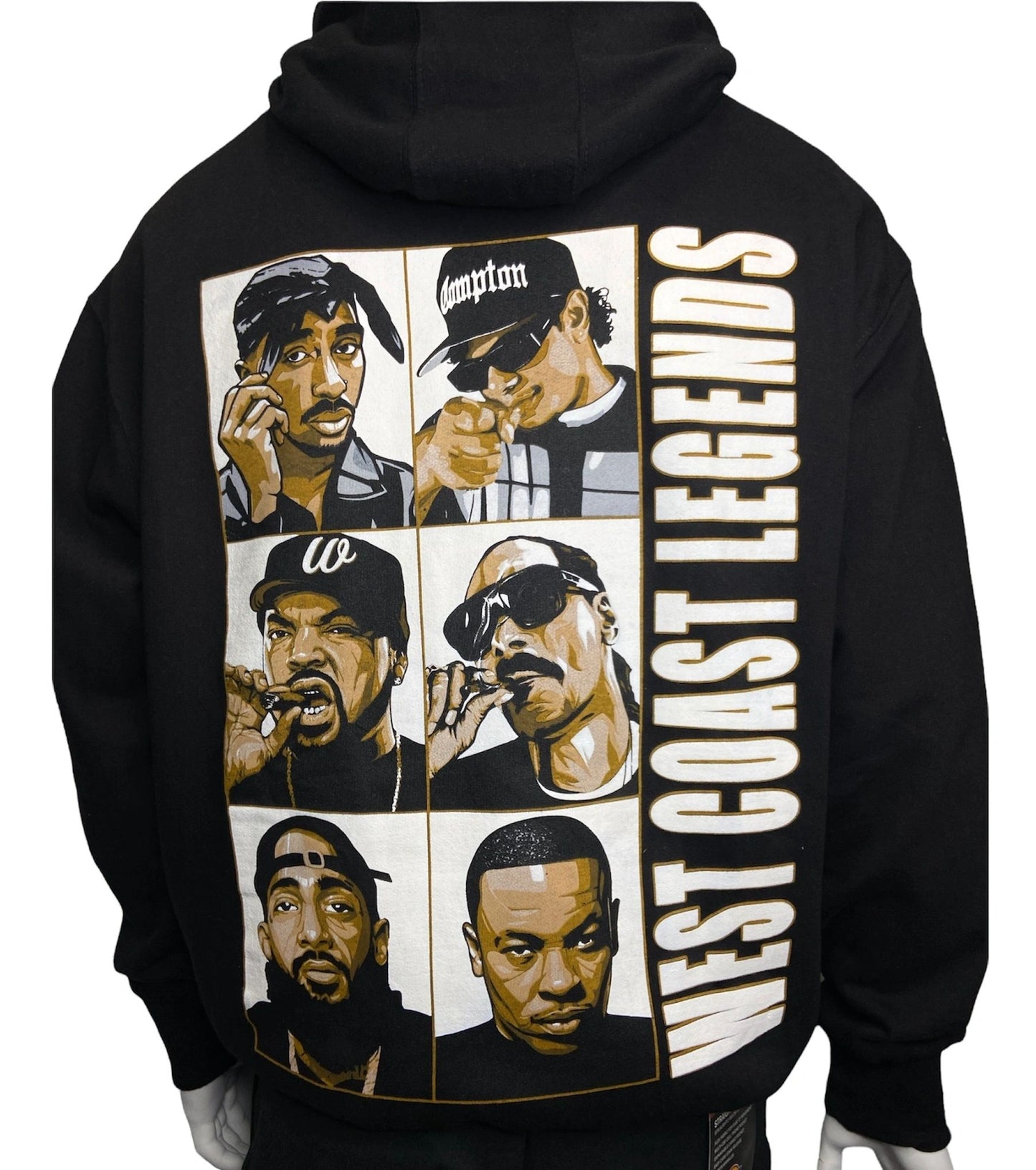 West Coast Hip-Hop Legends Graphic Hoodie