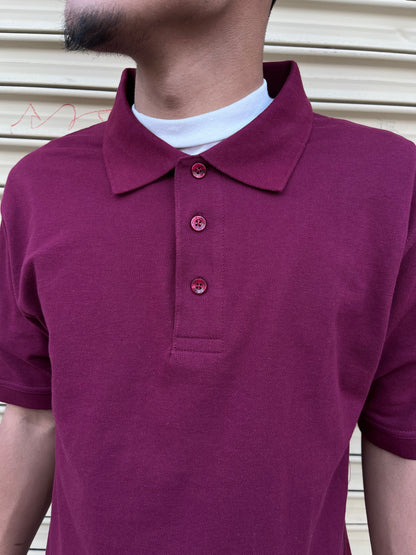 Solid Color Polo Sport Shirt