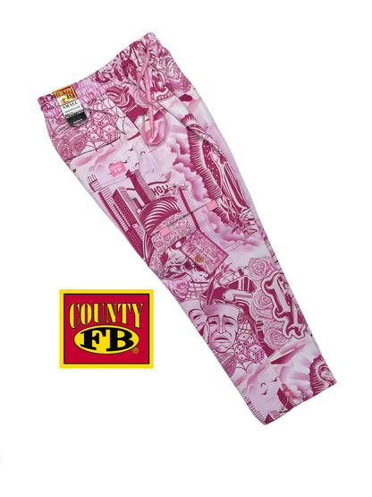 FB County tatted up cargo pants