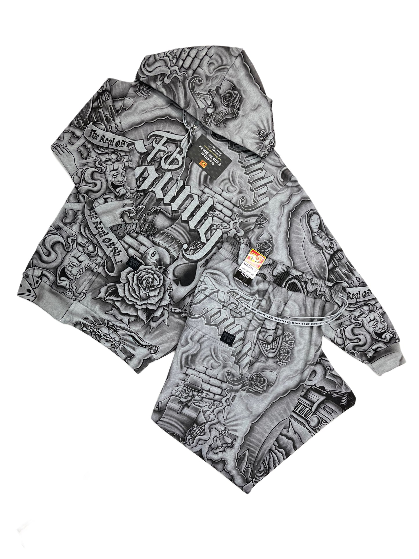 FB County Tatted Up Fleece Set