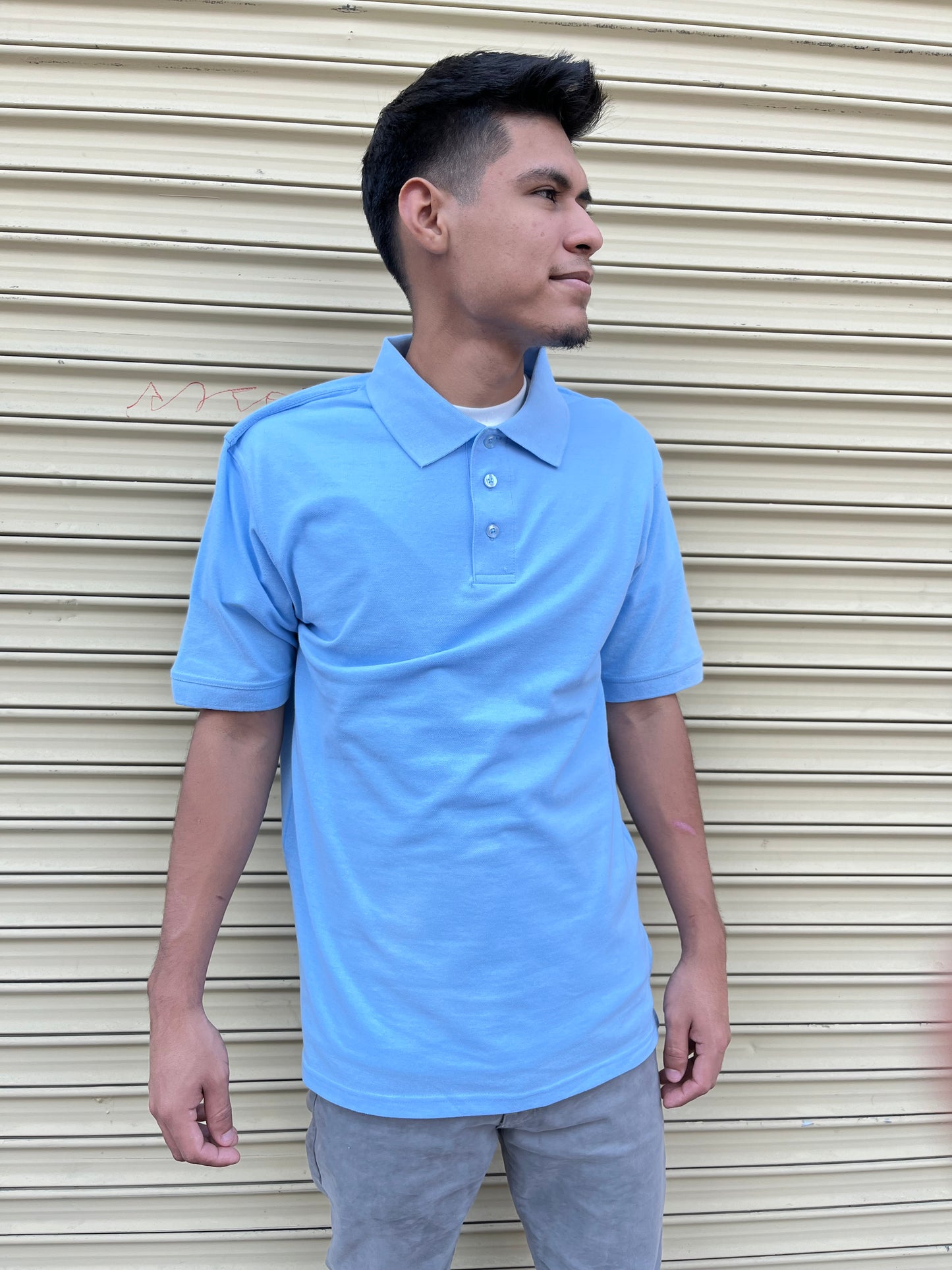 Solid Color Polo Sport Shirt