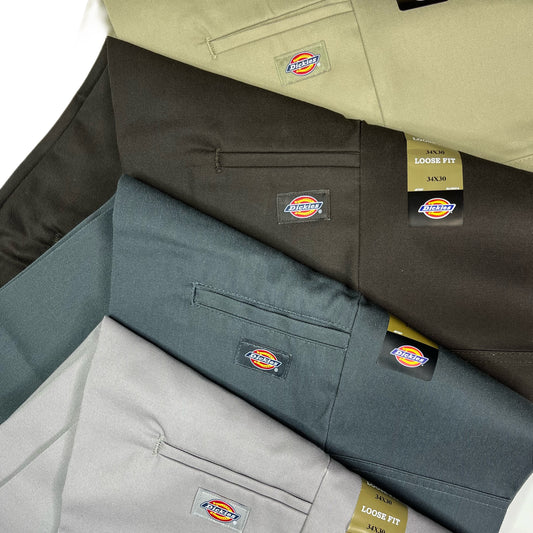 Dickies Men's Loose Fit Double Knee Work Pants