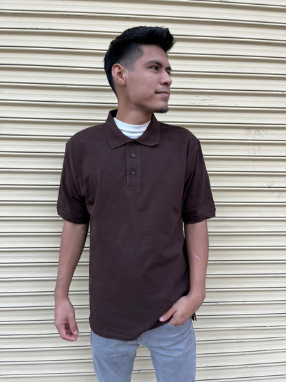 Solid Color Polo Sport Shirt