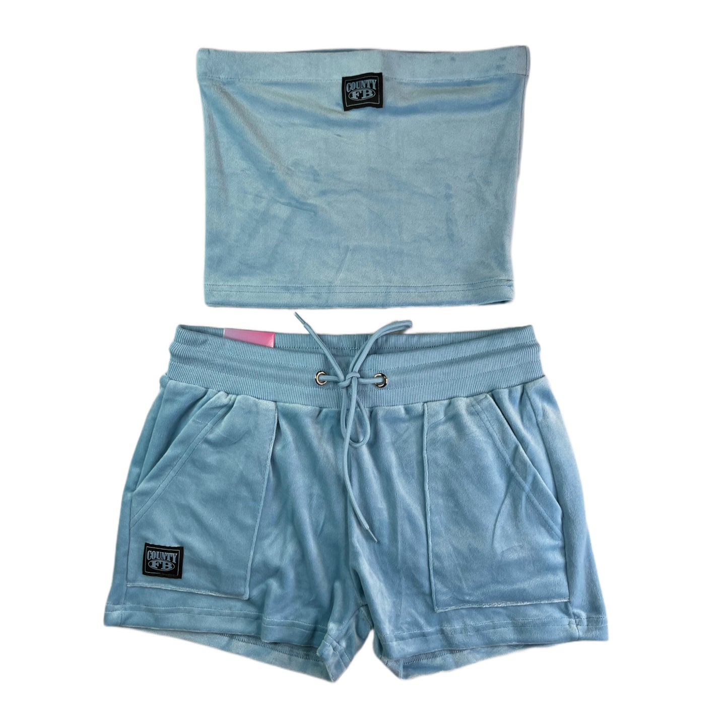 FB County Velour Short Set