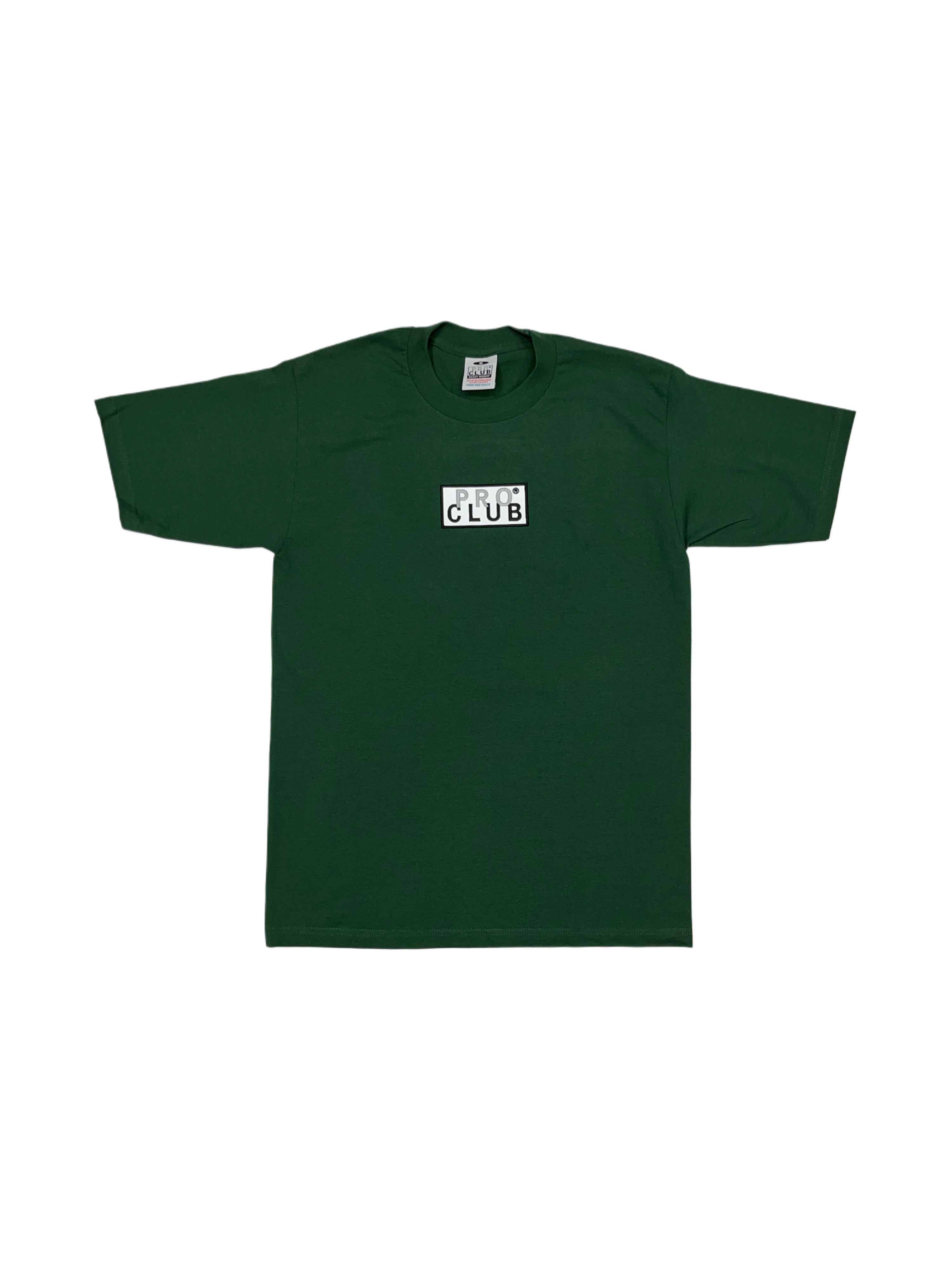 Men's Pro Club Colored Embroidered Logo Heavy Weight T-shirt