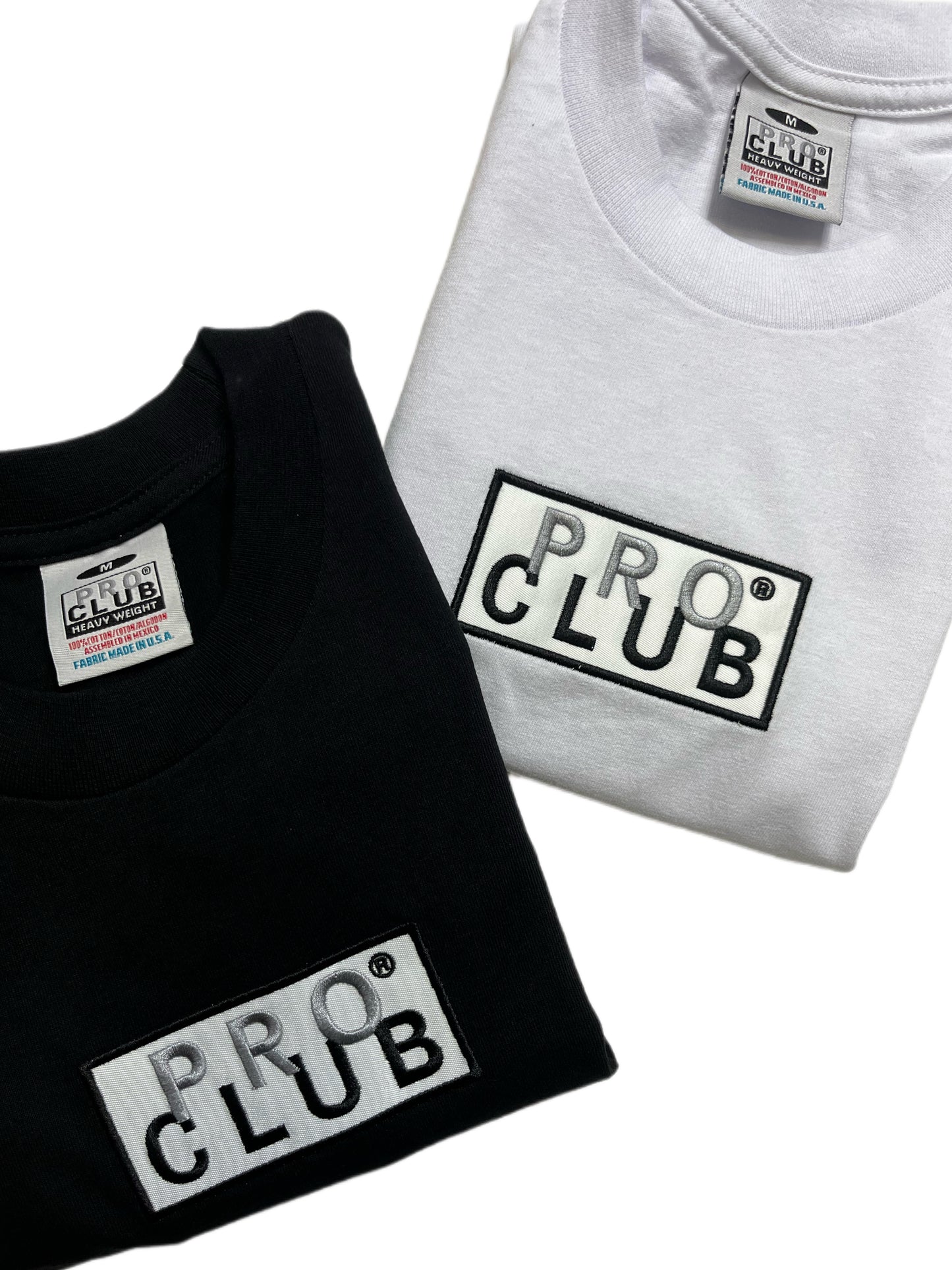 Men's Pro Club Embroidered Logo Heavy Weight T-shirt