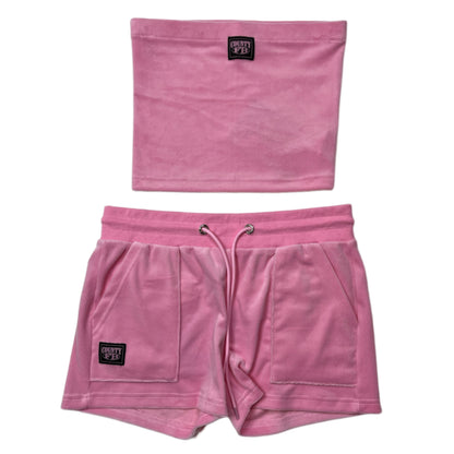 FB County Velour Short Set