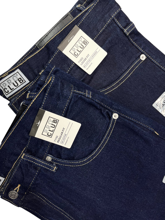 PROCLUB men's loose fit denim jeans