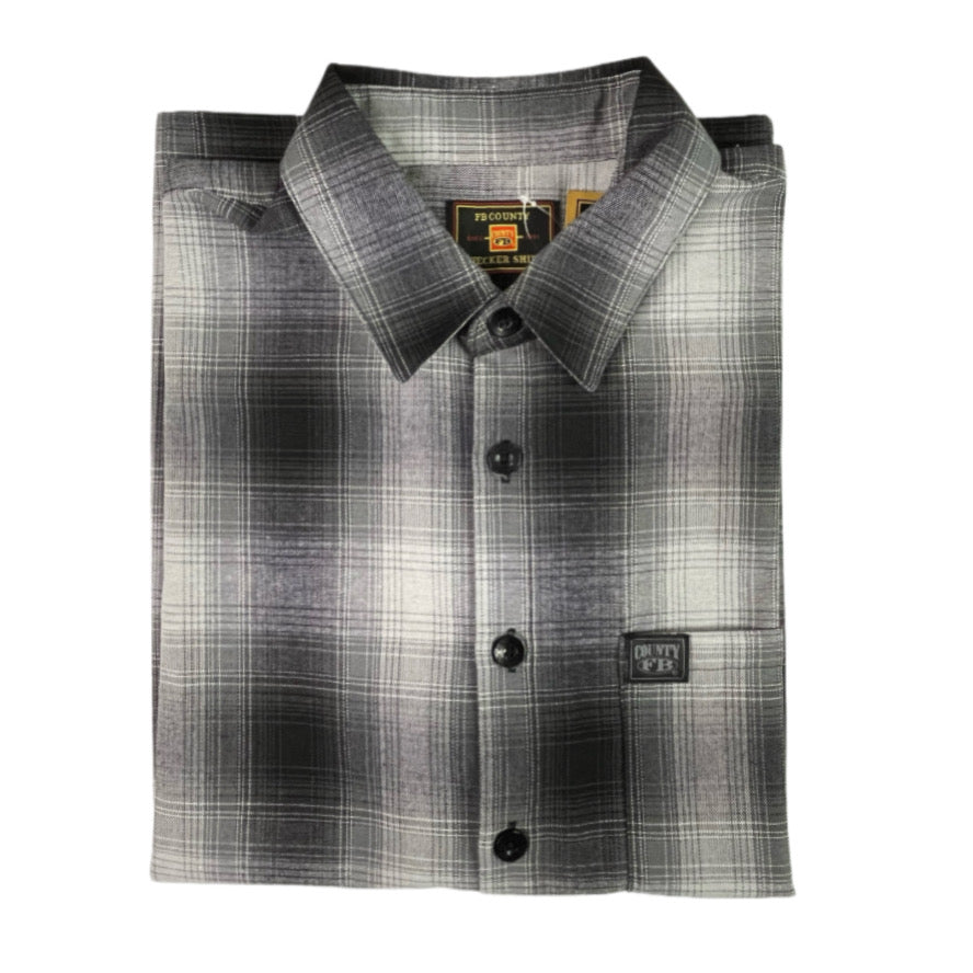 FB County Short Sleeve Checker Flannel Shirt