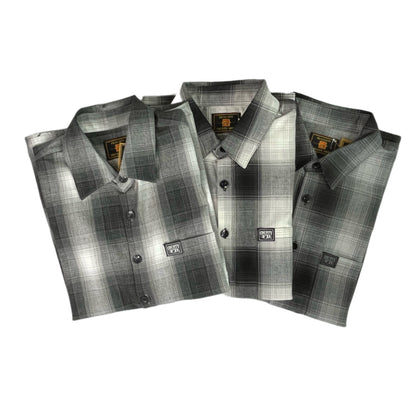 FB County Short Sleeve Checker Flannel Shirt