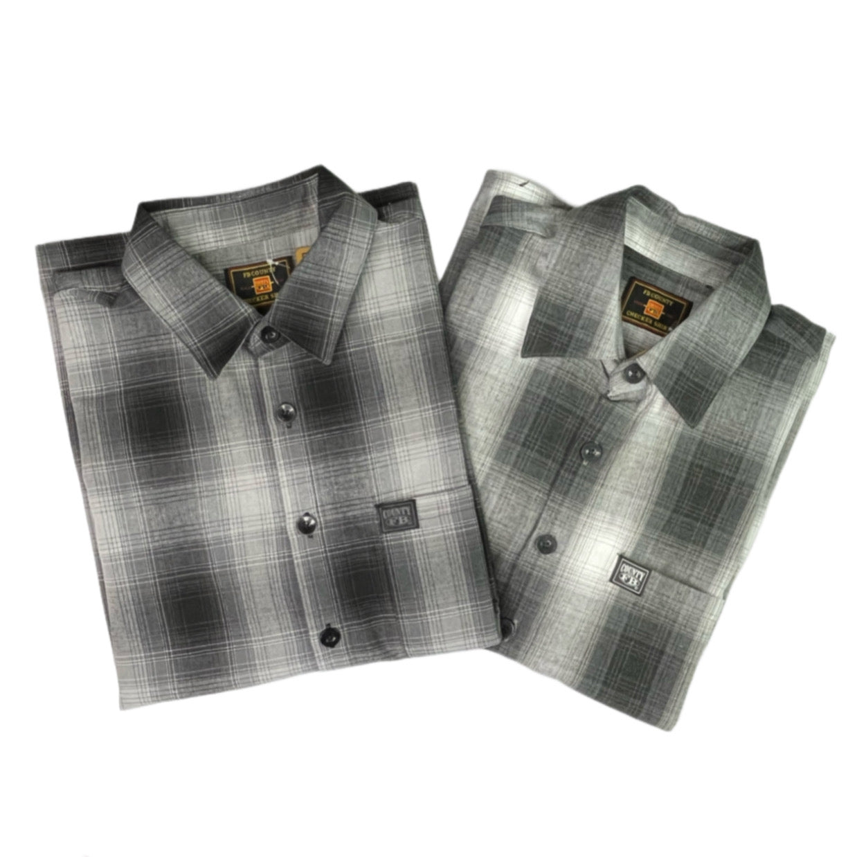 FB County Short Sleeve Checker Flannel Shirt