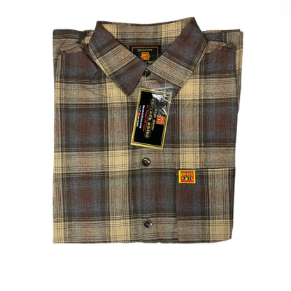 FB County Short Sleeve Checker Flannel Shirt