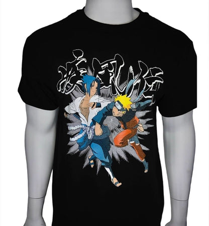 Naruto Vs Sasuke Graphic T-Shirt