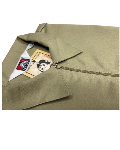 Ben Davis Half-Zip Solid Color Shirt with Two Pockets