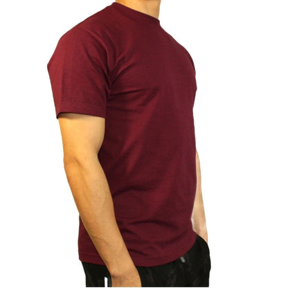 Solid Color Cotton T-shirt