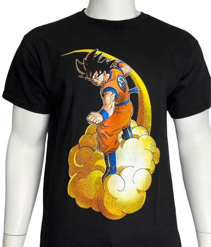 Goku Flying on Nimbus Graphic T-shirt