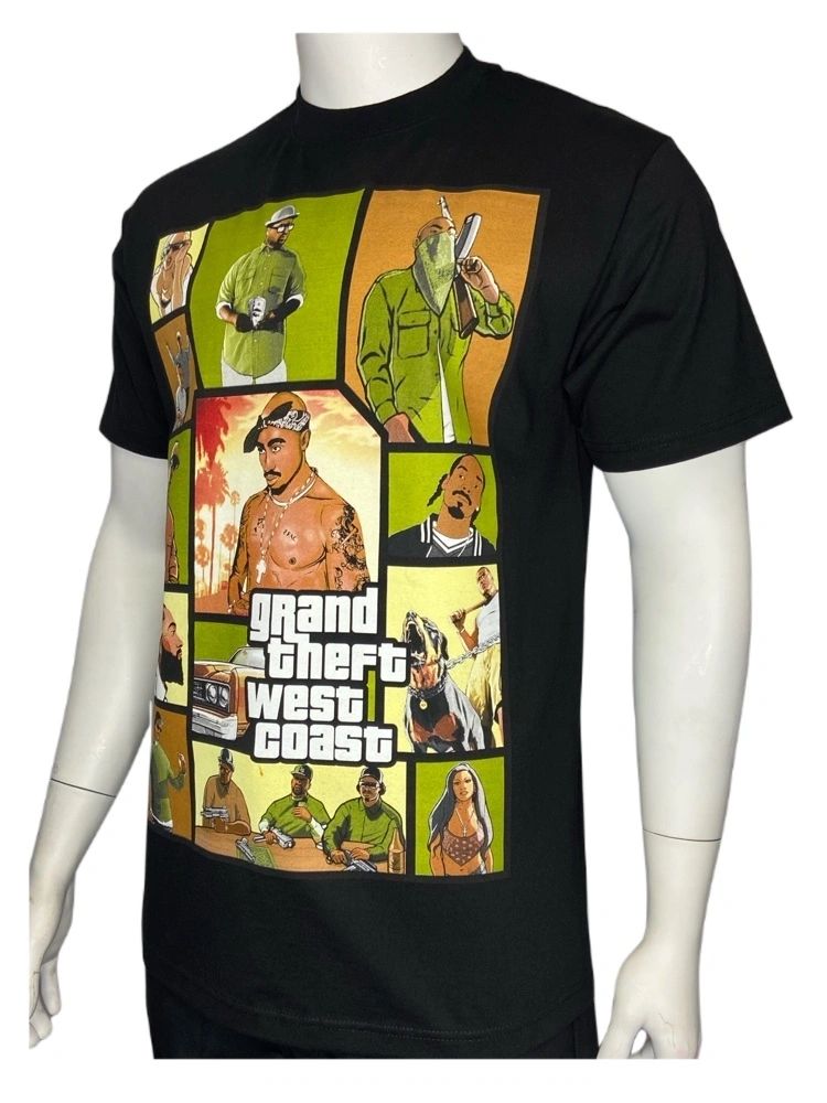 Grand Theft West Coast Graphic Heavy Weight T-shirt