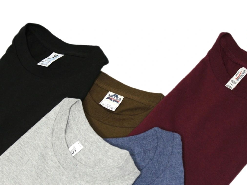 Solid Color Cotton T-shirt