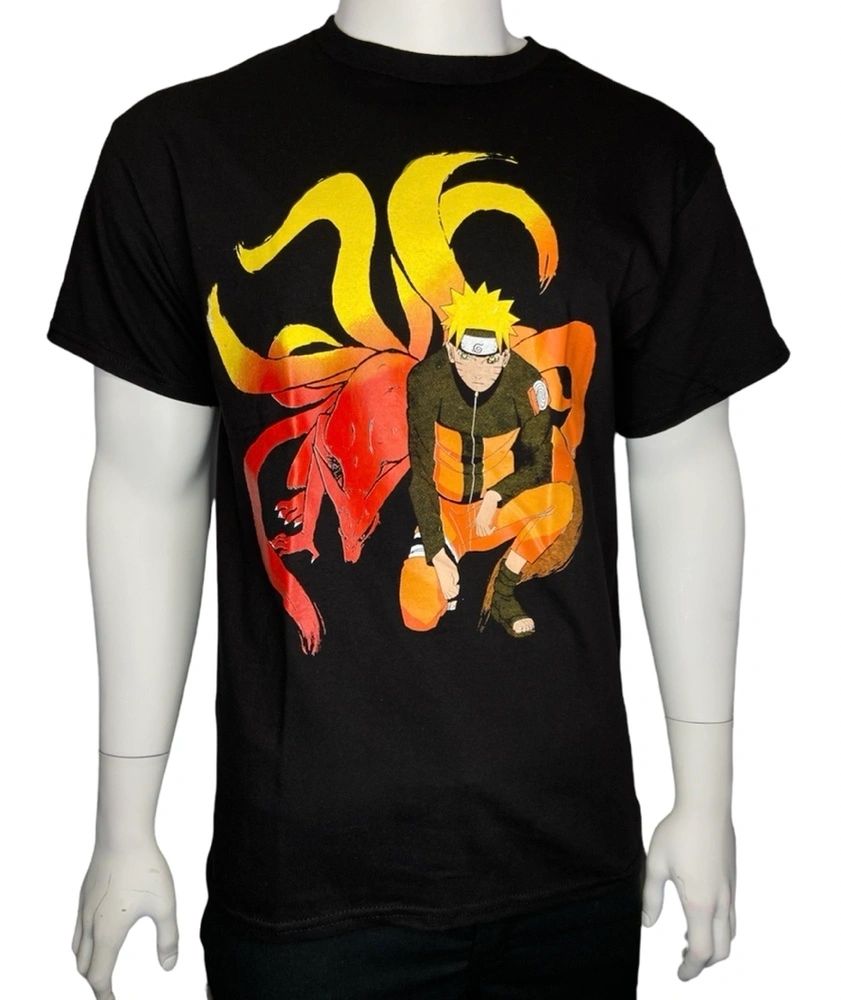 Kurama Nine-Tailed Demon Fox Anime T-shirt