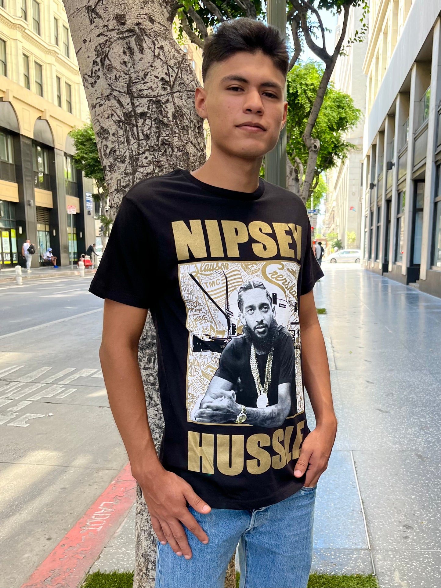 Nipsey Hussle Double Sided Graphic T-shirt