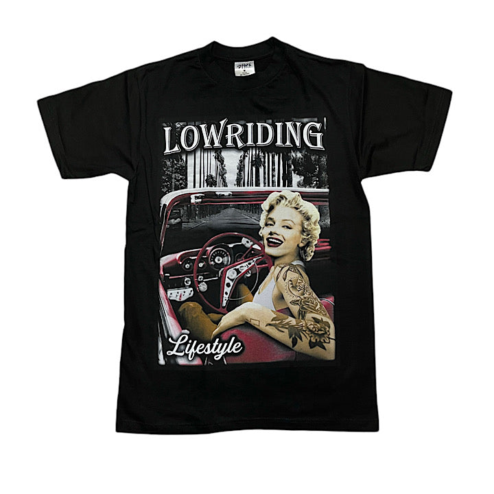 Marilyn Monroe Lowriding Graphic Heavyweight T-shirt