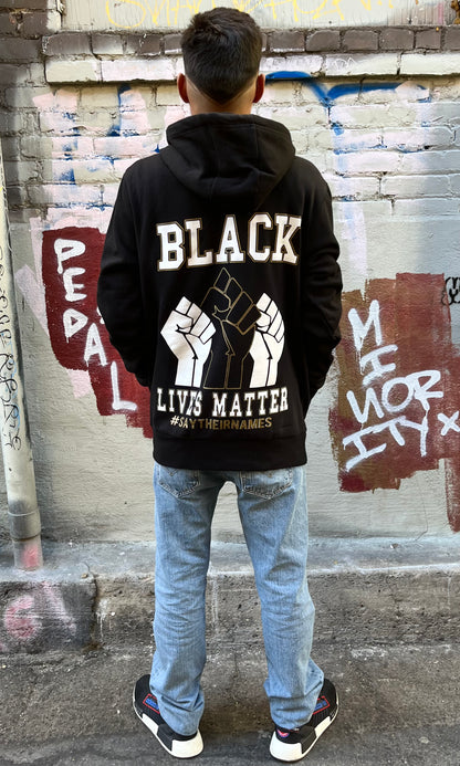 Black Lives Matter Double-Sided Graphic Hoodie