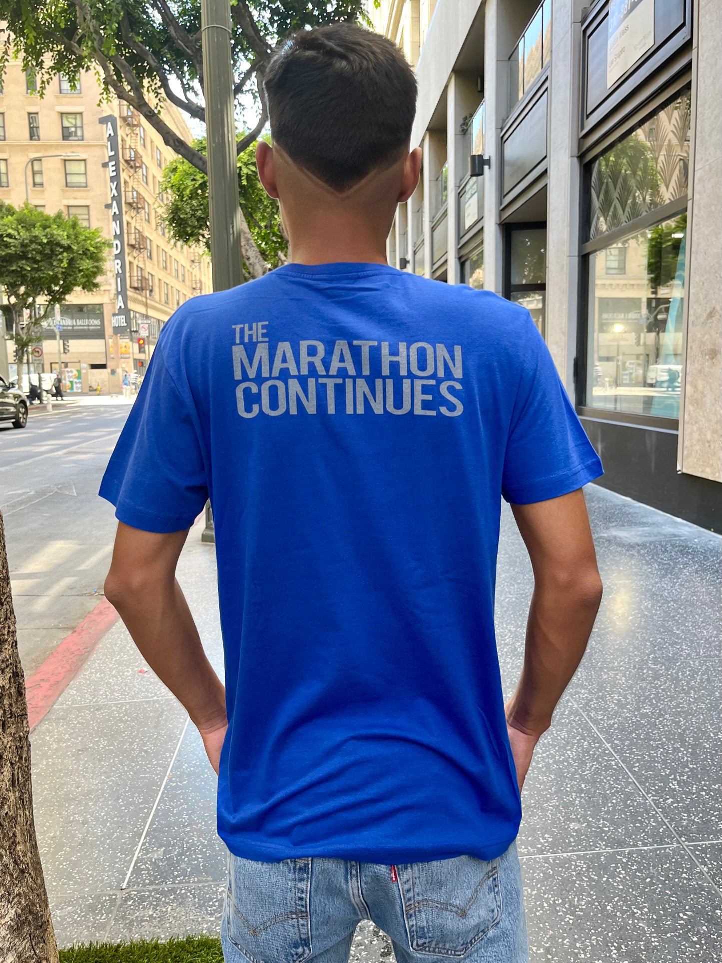 The Marathon Continues Nipsey Hussle Double-Sided Graphic Tee