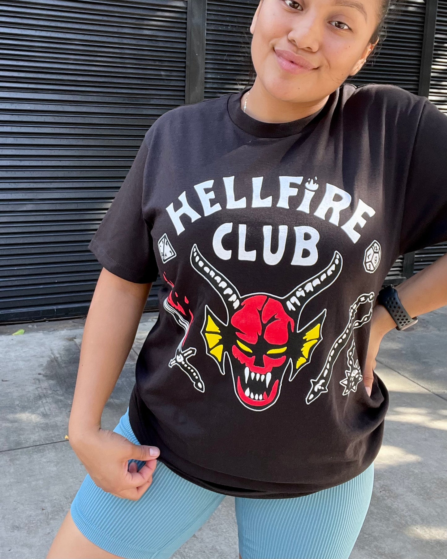 Hellfire Club Stranger Things Graphic Halloween T-shirt