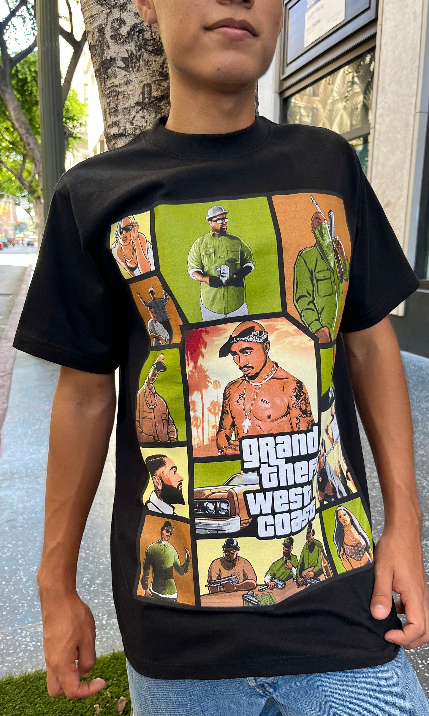 Grand Theft West Coast Legends Heavyweight Graphic T-shirt