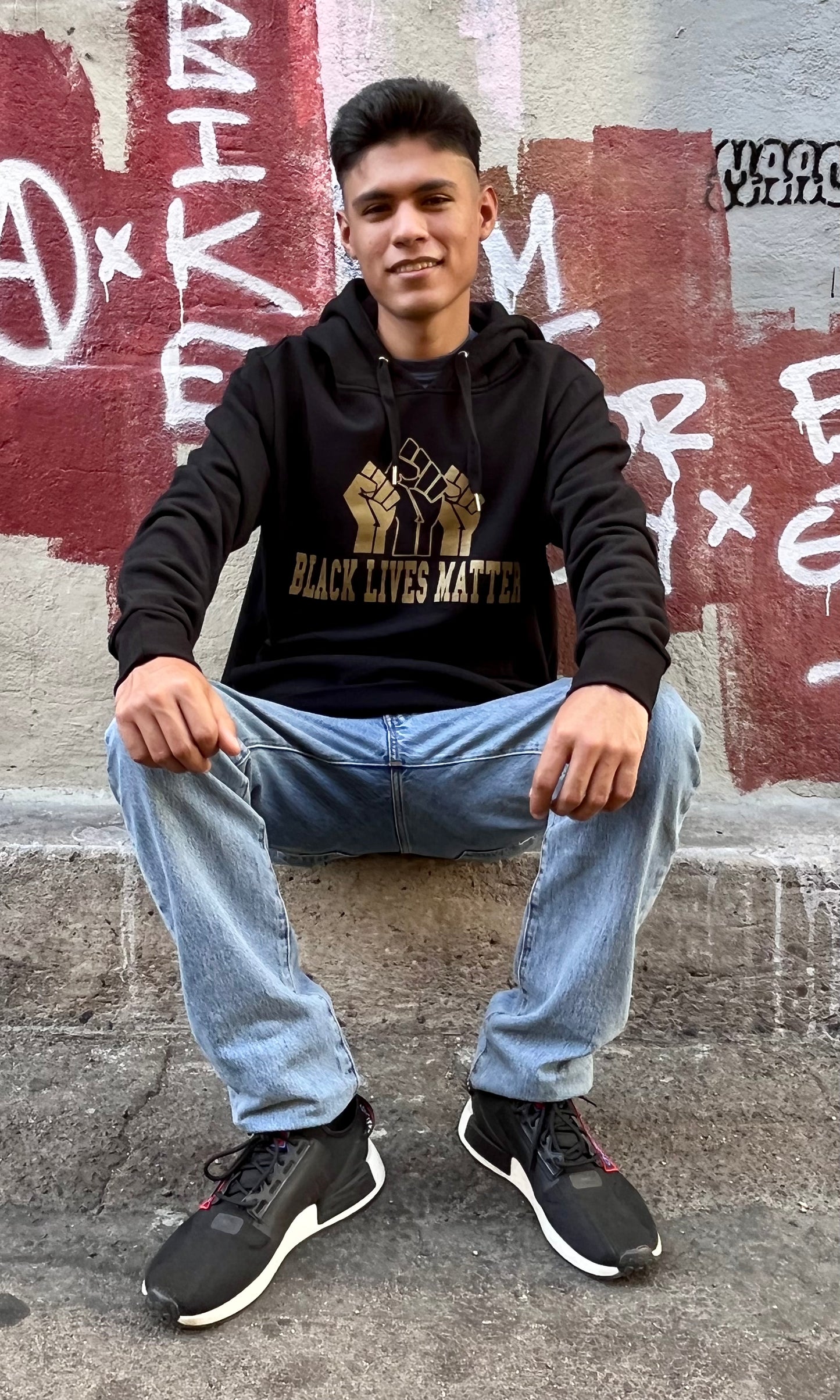 Black Lives Matter Double-Sided Graphic Hoodie