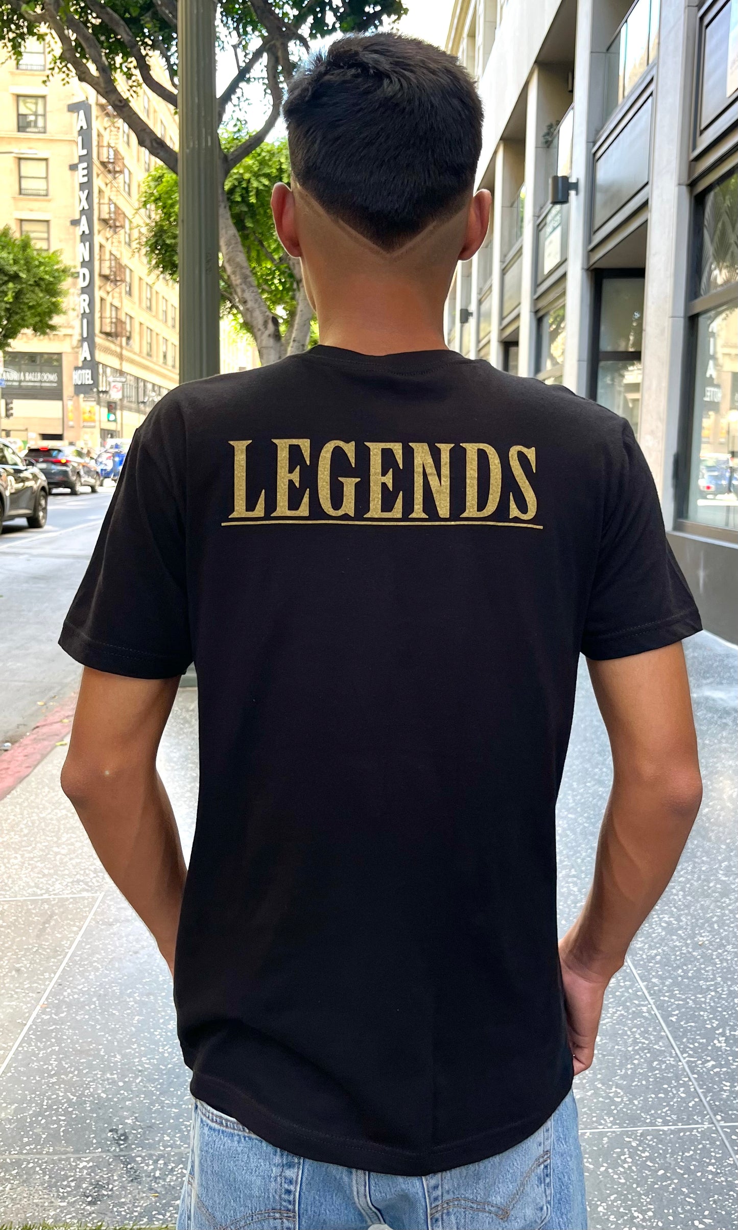 Black History Legends Double-Sided Graphic T-shirt