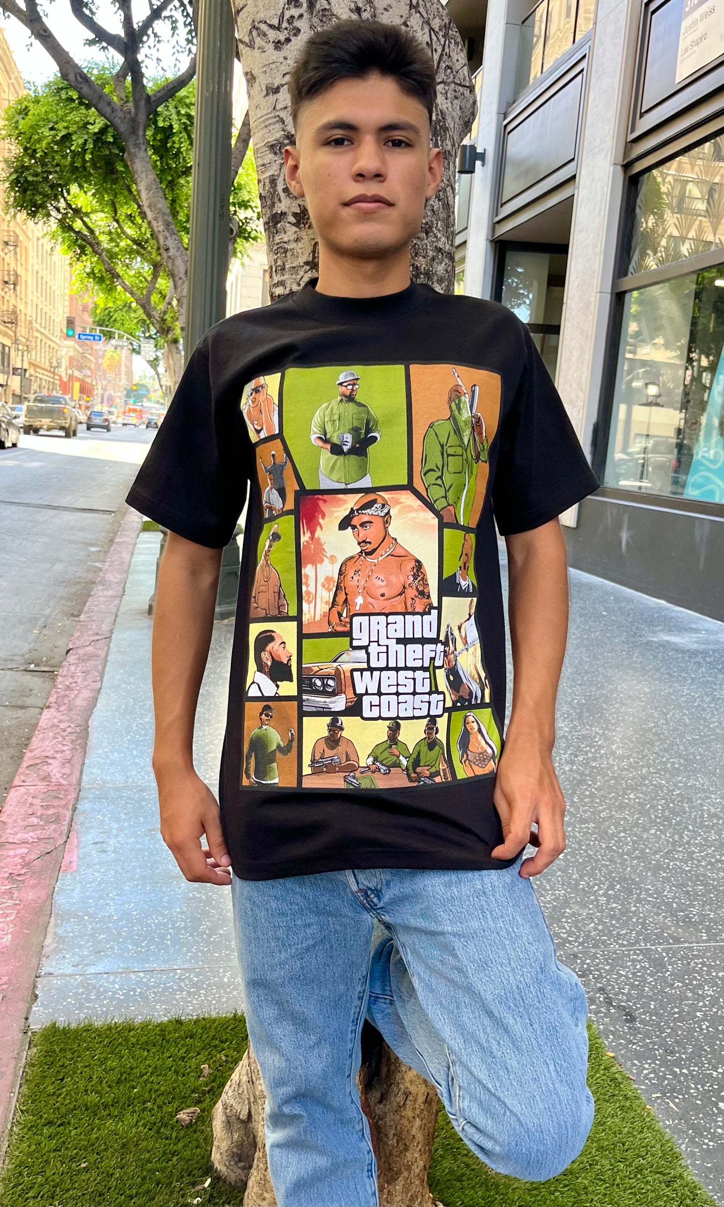 Grand Theft West Coast Legends Heavyweight Graphic T-shirt